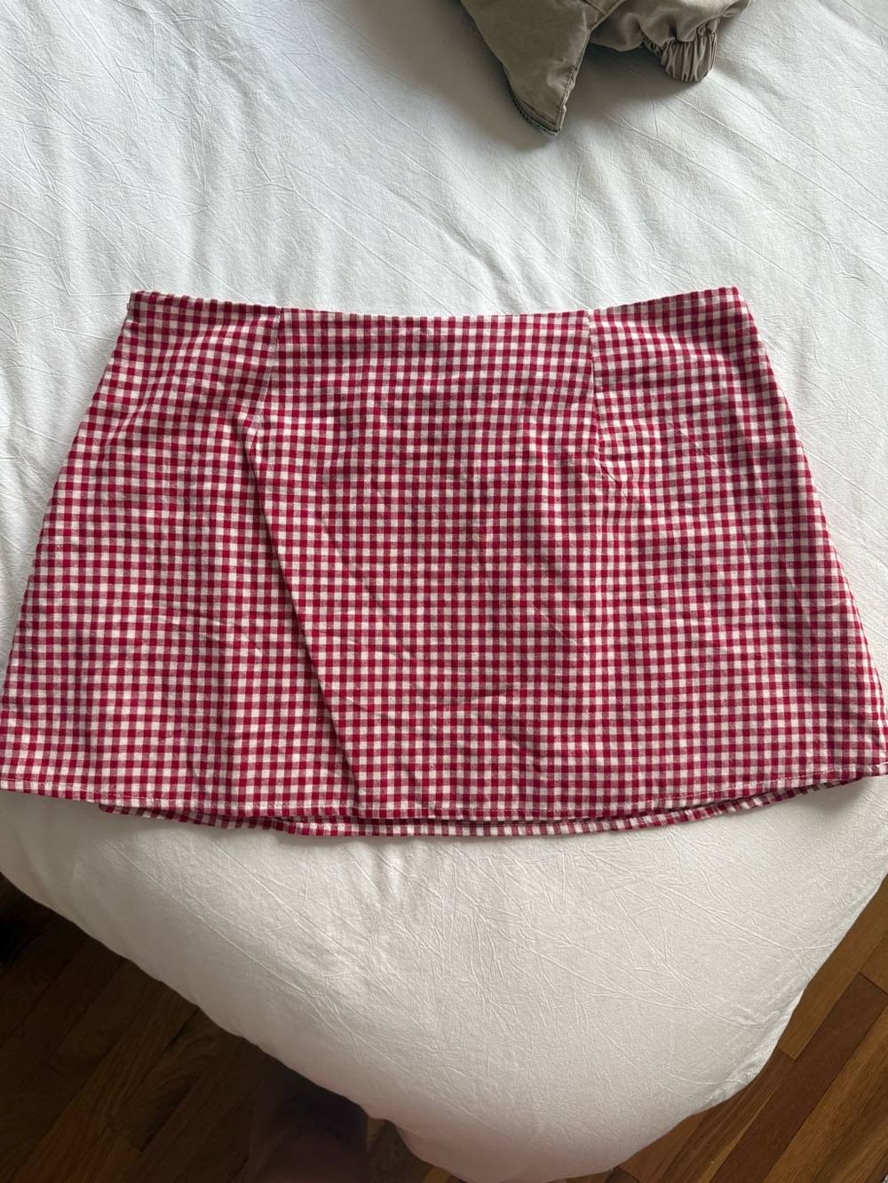 Princess Polly Red & White Gingham Mini Skirt - Picture 6 of 8